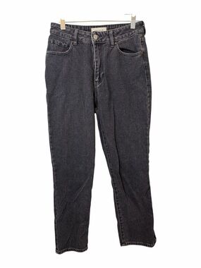 Pacsun Mom Jean Women's Size 27 Faded Black Denim Tapered Jeans